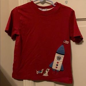 Janie & Jack 3t rocket ship / puppy appliqué